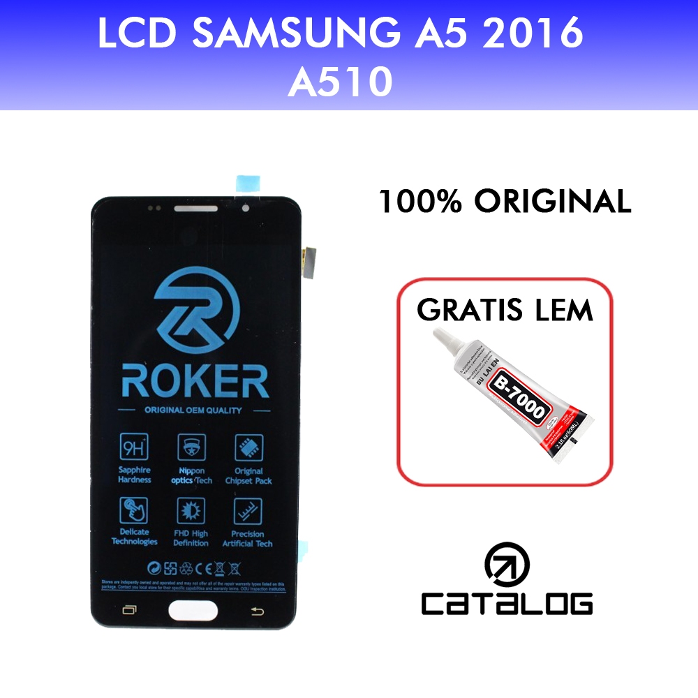 ORIGINAL ROKER LCD SAMSUNG A5 2016 / A510 FULLSET