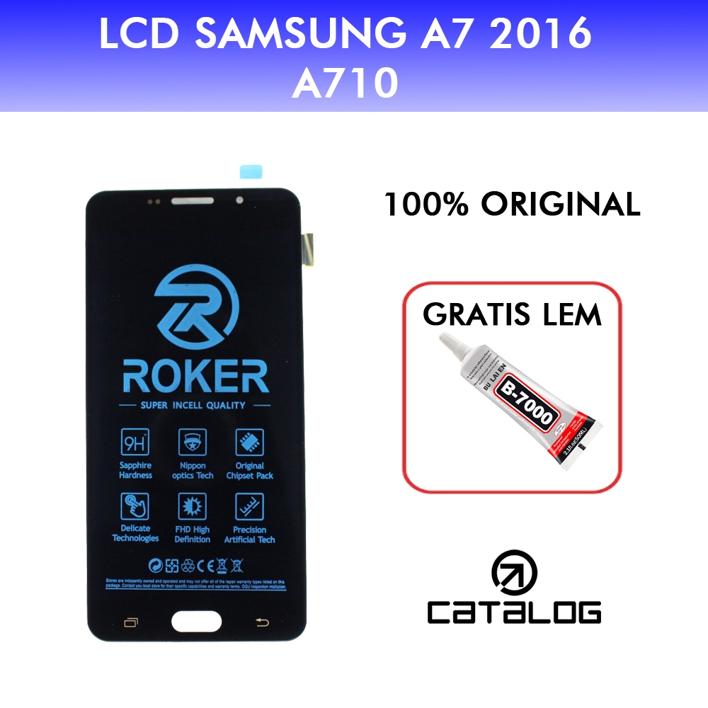 ORIGINAL ROKER LCD SAMSUNG A7 2016 / A710 FULLSET
