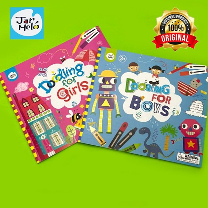 

Harga Termurah Joan Miro Doodling Books for GirlsBoys buku mewarnai impor doodle books
