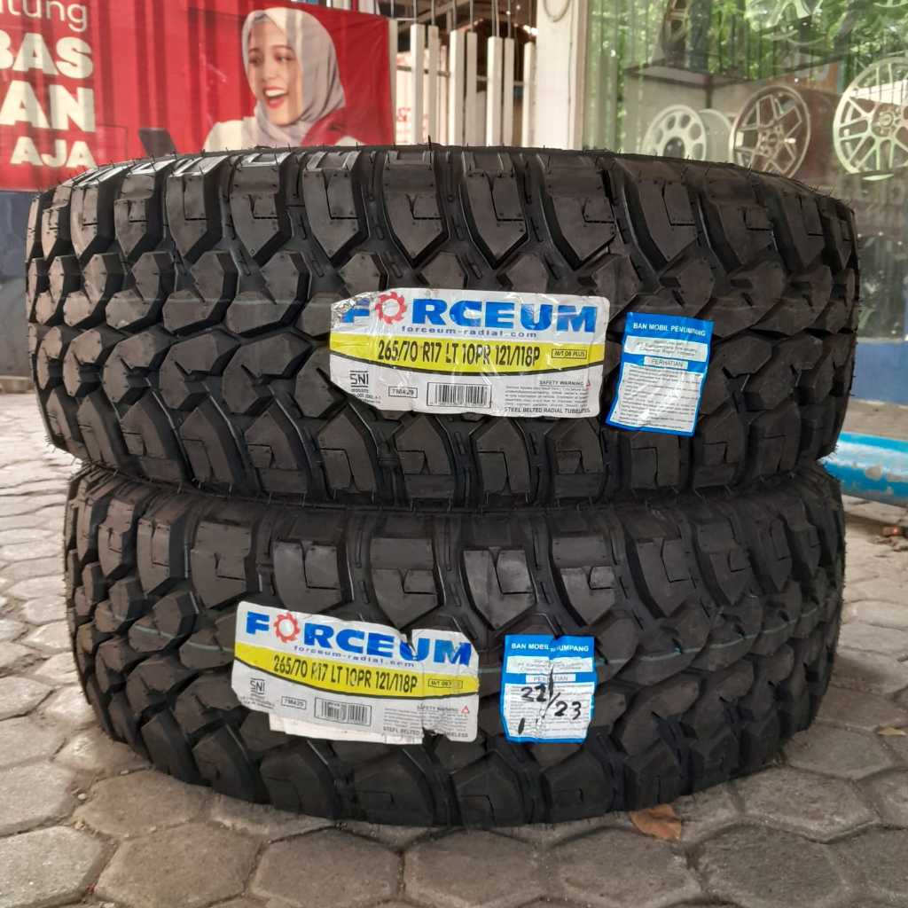 Ban Mobil Ring 17 MT Hilux, Triton Harga Murah Ukuran 265 70 R17 - 265/70 R17 Forceum MT