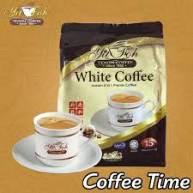 

Yit Foh Tenom White Coffee Kopi O Cafe Latte Ecer Satuan