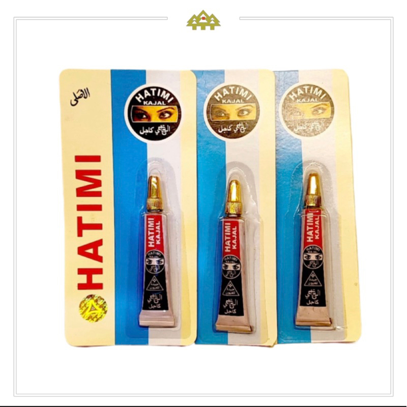 HATIMI KAJAL Celak Kajal /Khol / 12pcs / Lusin  Sipat Mata / Eyeliner Original
