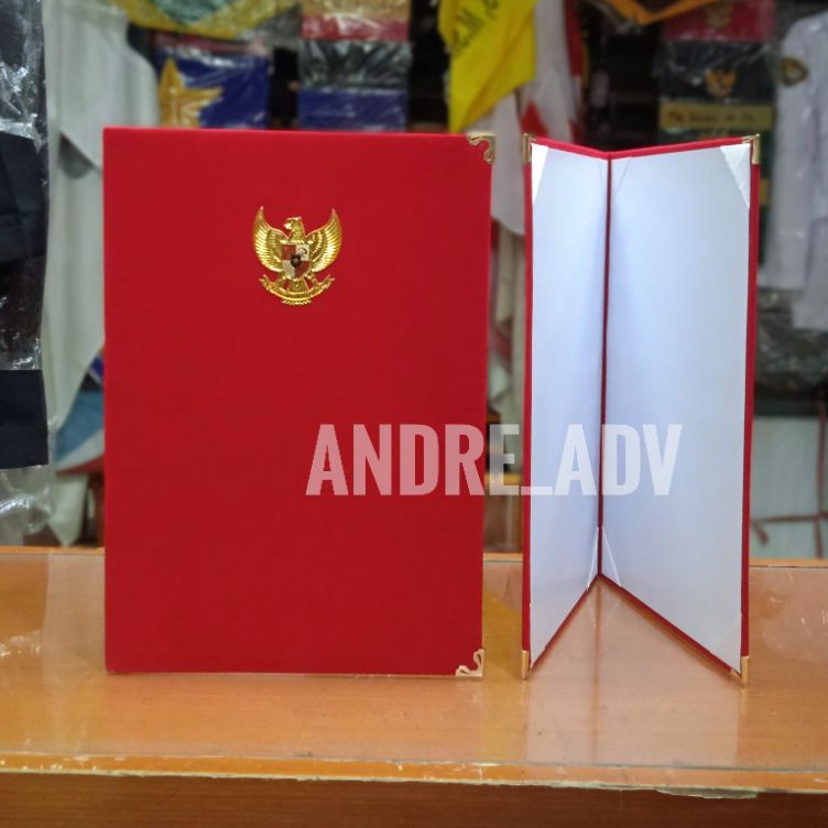 

map beludru mewah garuda coating ready stock