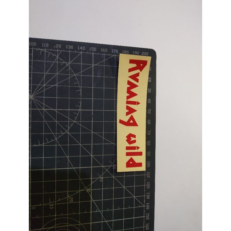 

cutting stiker ruming wild