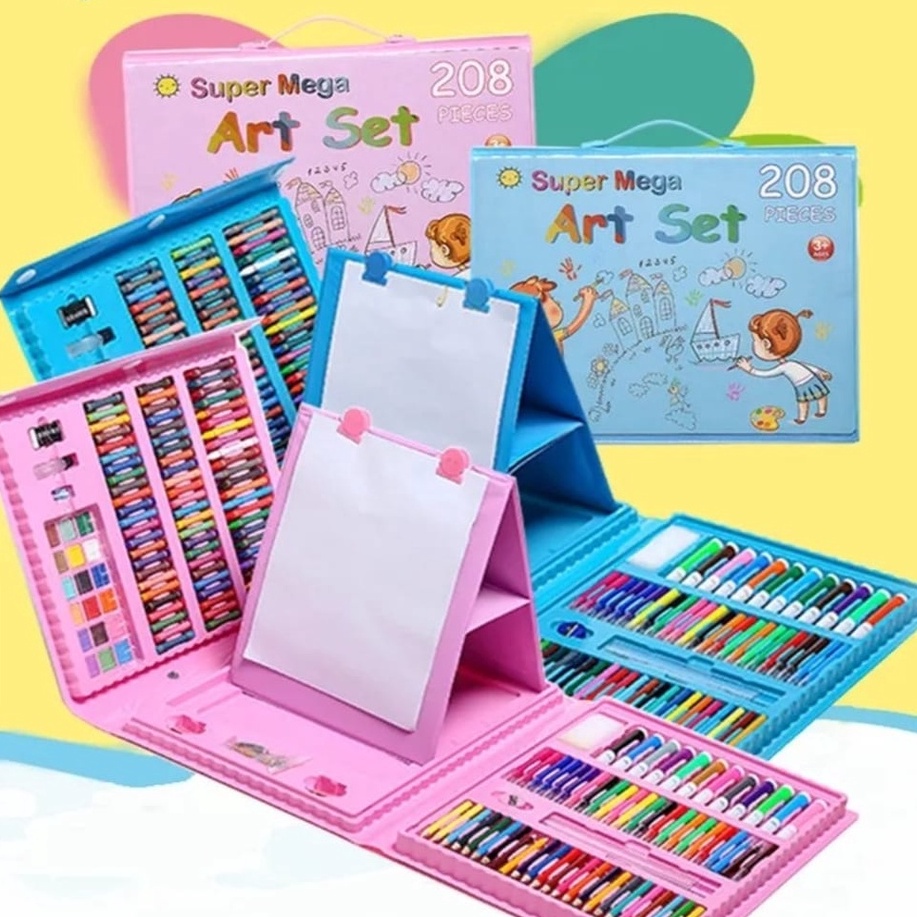 

Krayon Mewarnai Anak Viral Art 1 Set Isi 28pcs Paints Kids Children Painting Drawing Tools Set with Colored Pencil Set Alat Menggambar Stationery Melukis Anakanak Spidol Crayon Cat Air Pensil Crayon Koper Warna Lengkap 15pcs