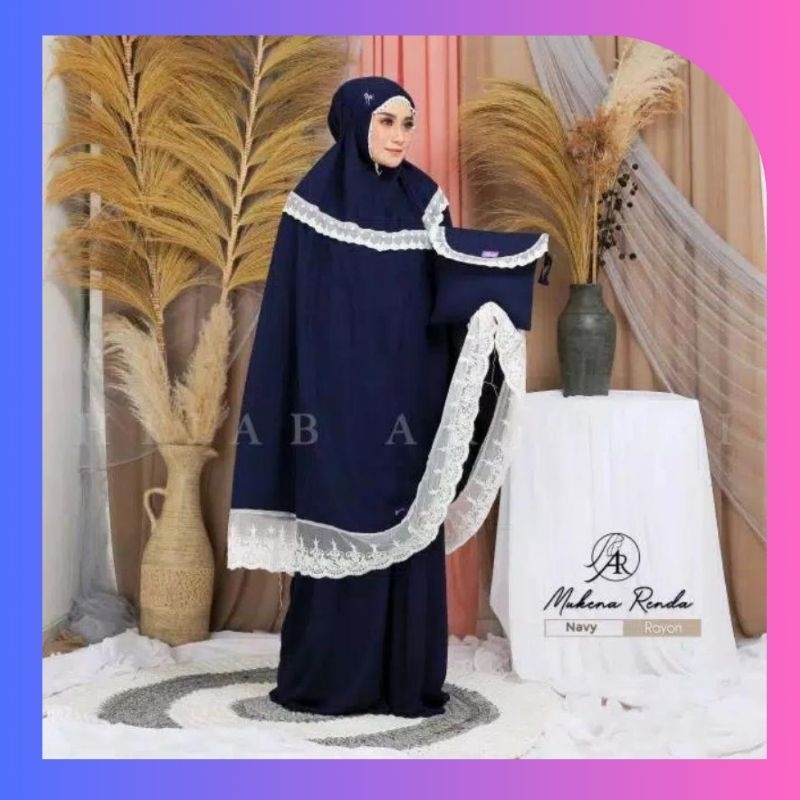 Mukena Arrafi Dewasa Terlaris √ Mukena Renda By Hijab Ar Rafi