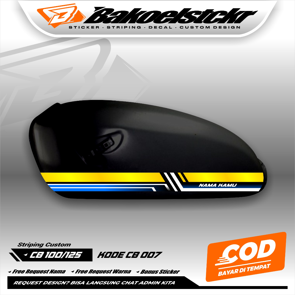 STRIPING CB LIST BAWAH HITS - STRIPING CB KEREN - STRIPING CB CUSTOM PRINT