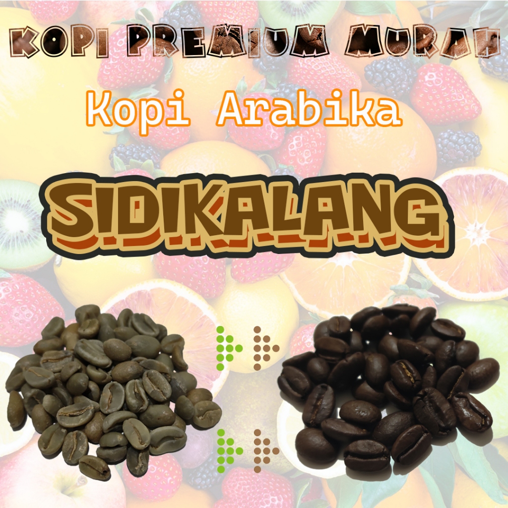

MURAHHHH KOPI PREMIUM ARABIKA SIDIKALANG SEMI WASH GRADE A 1Kg
