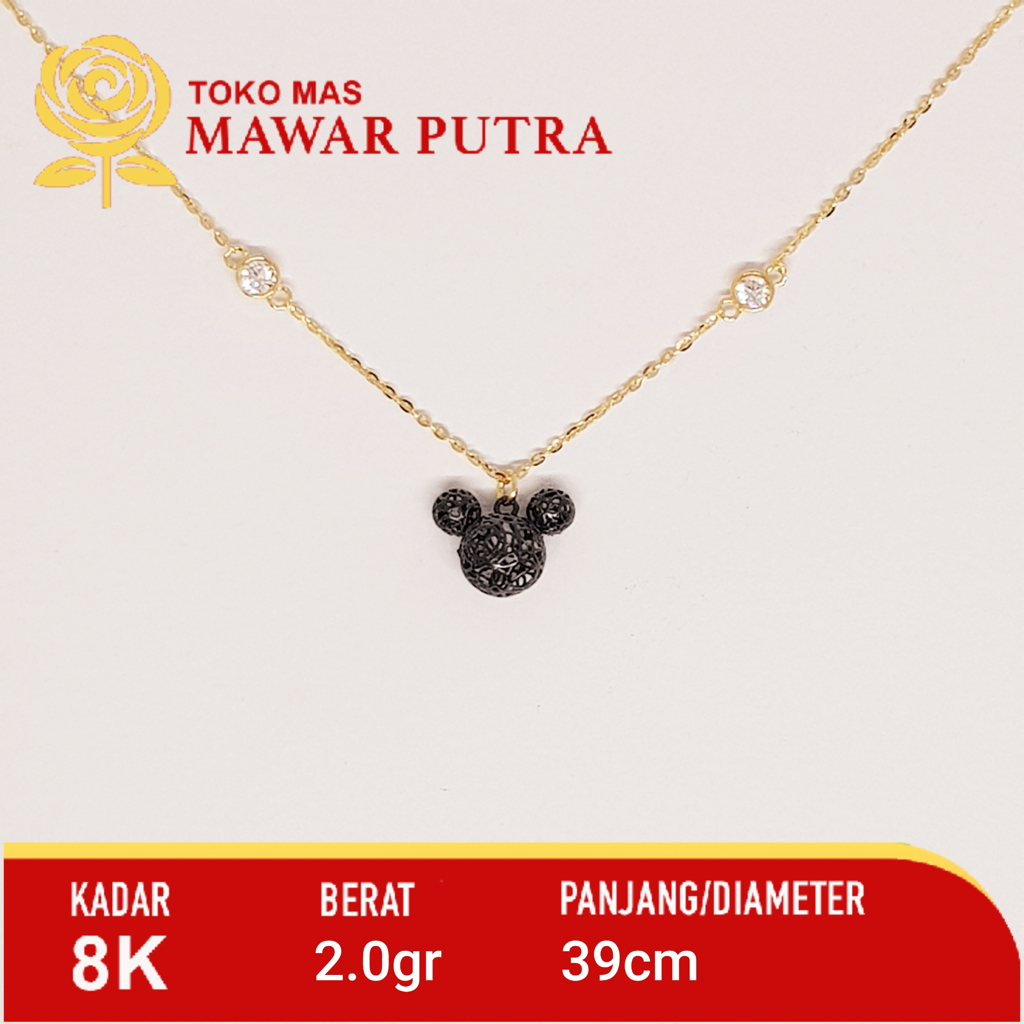 Kalung Disney Special edition Black and Gold UBS 8K