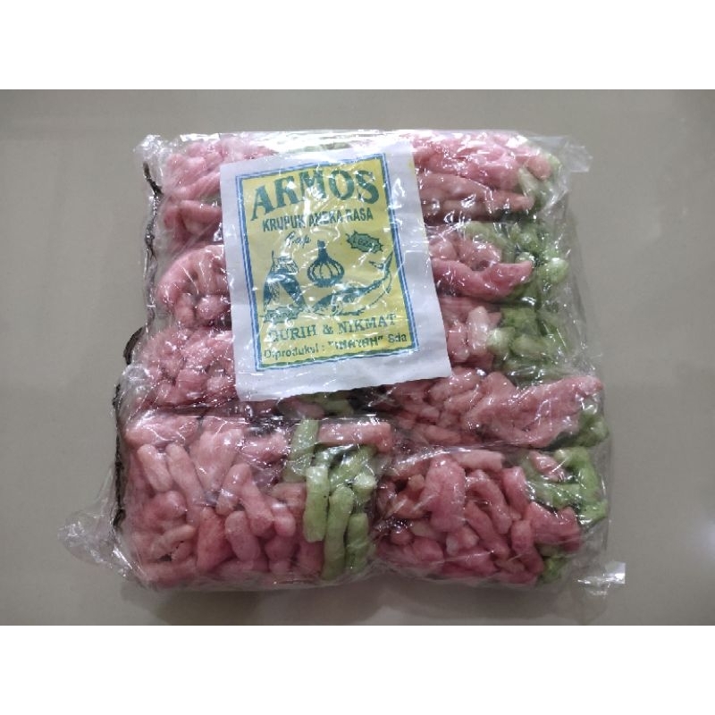 

KERUPUK UNYIL ARMOS PINK/HIJAU✨