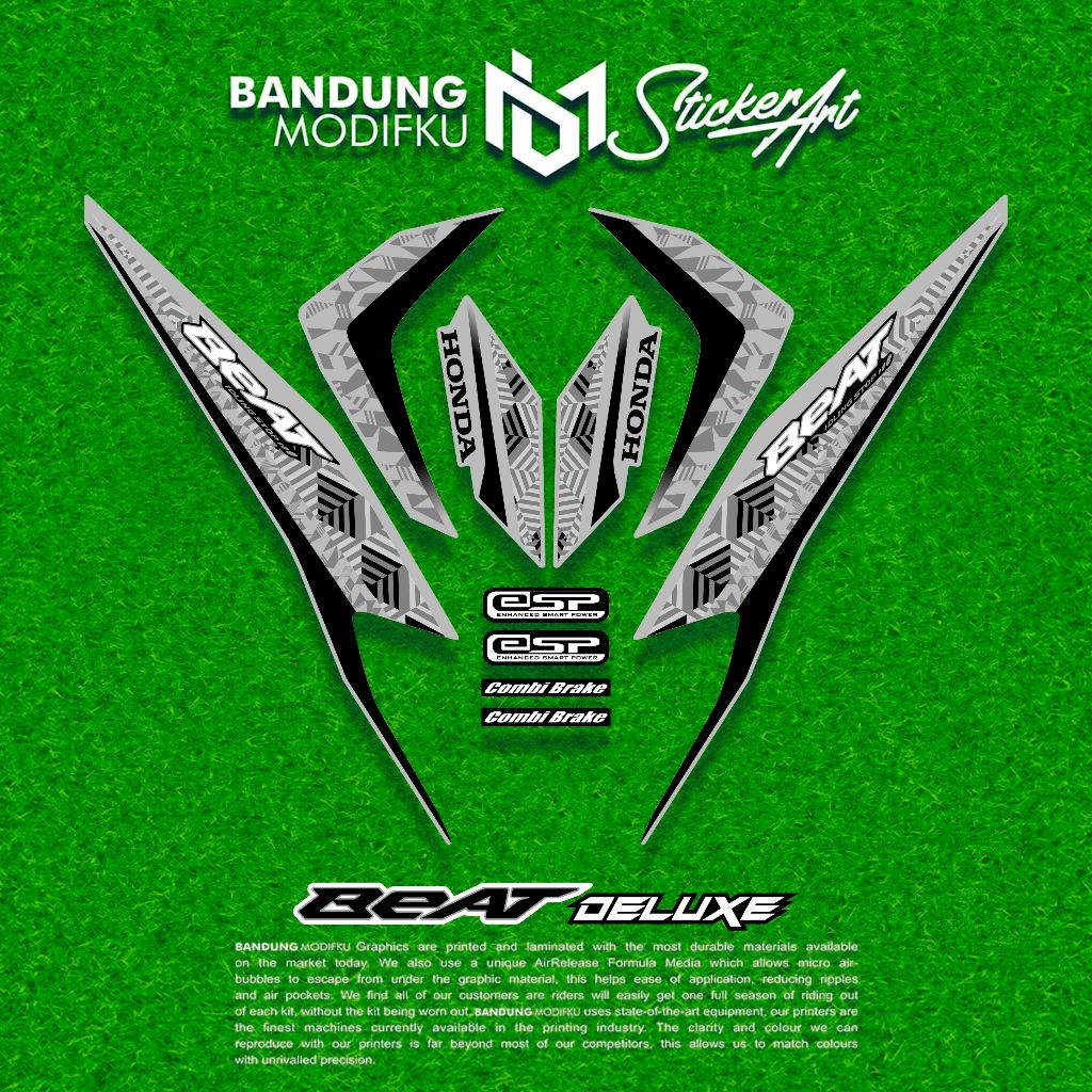 Stripping Honda Beat Deluxe 2021 / MOTIF 7 / BANDUNG MODIFKU / Stripping Beat  / BANDUNG MODIFKU
