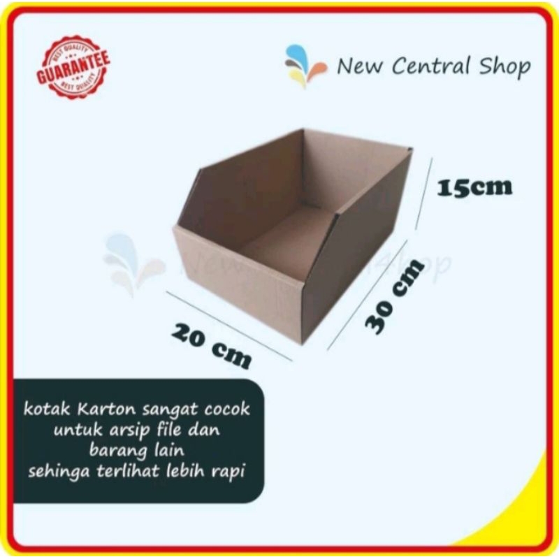 

kotak file arsip karton 20 x 30 x 15 cm