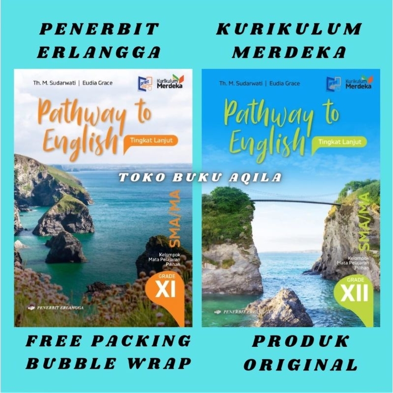 Buku Pathway To English Tingkat Lanjut Kelas 11 12 / 2 3 SMA Erlangga Kurikulum Merdeka - Bahasa Ing