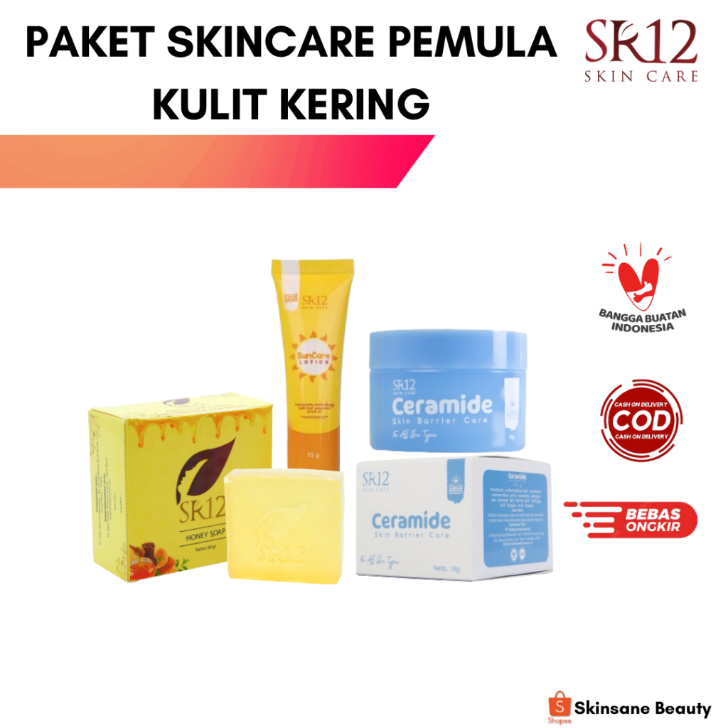 Paket Skincare Pemula SR12 Untuk Kulit Kering dan Kusam