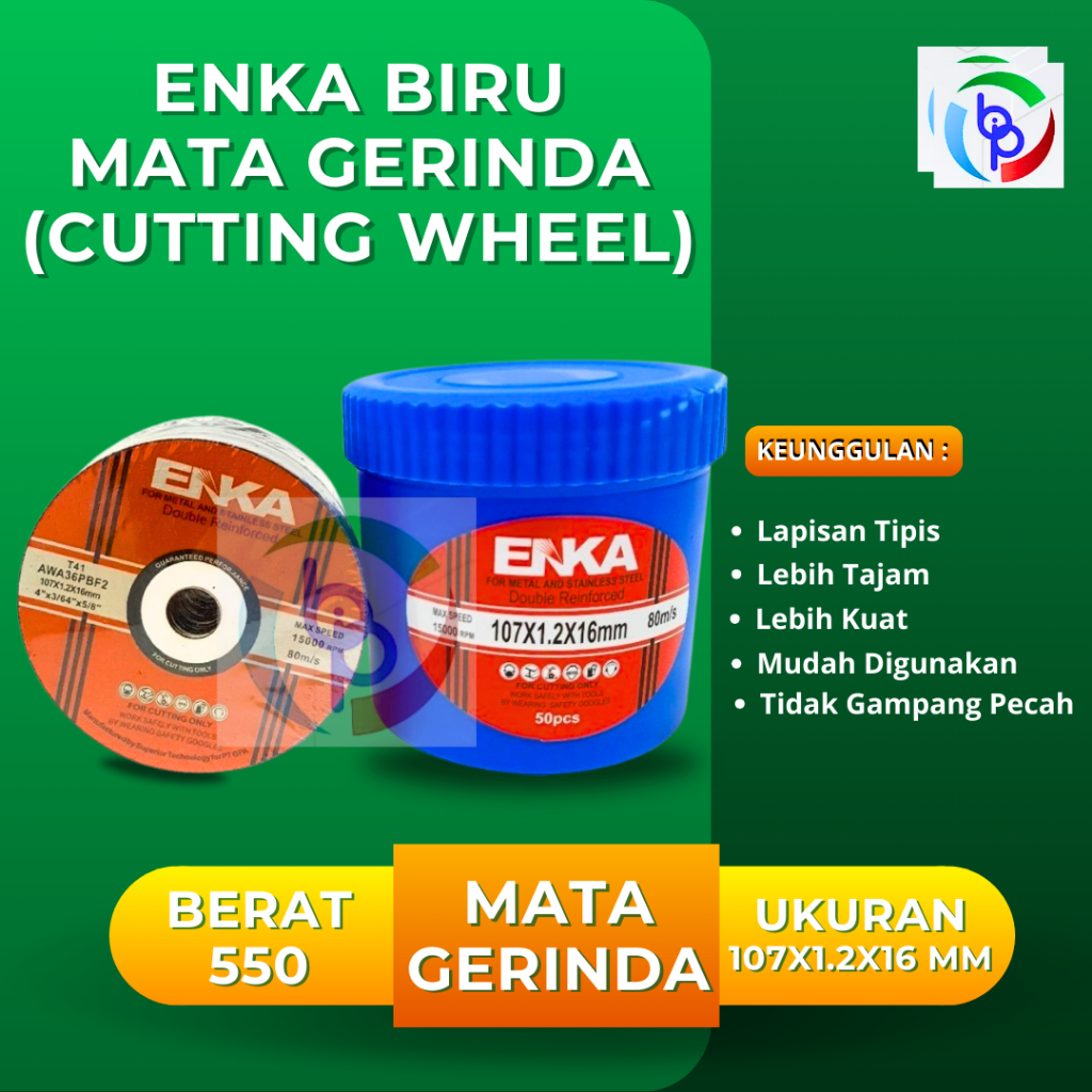 ENKA Mata Batu Gerinda/Cutting Wheel/Batu Potong Gerinda ENKA (1 PCS)
