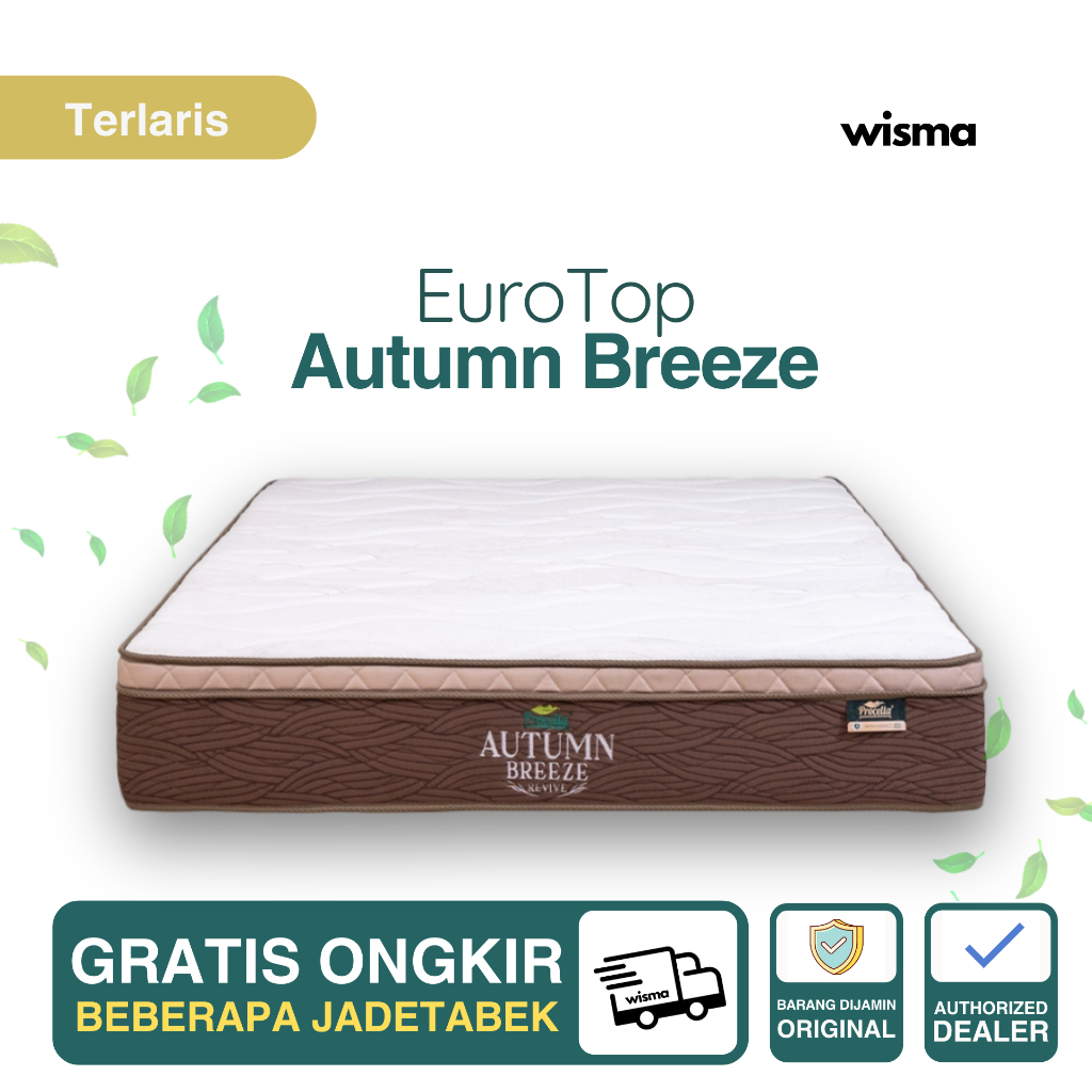 Kasur Springbed EuroTop Pillowtop Autumn Breeze Procella Olympic Medium Firm 100x200 120x200 160x200