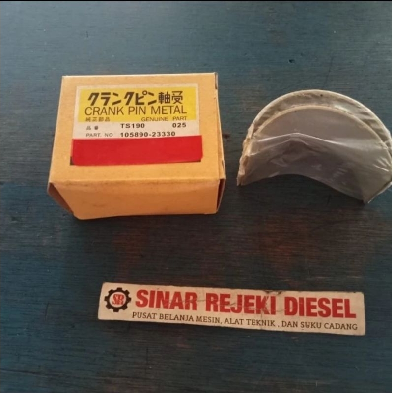 CPM Crank Pin Metal Metal Jalan Yanmar TS190 Oversize 0.25 0,25