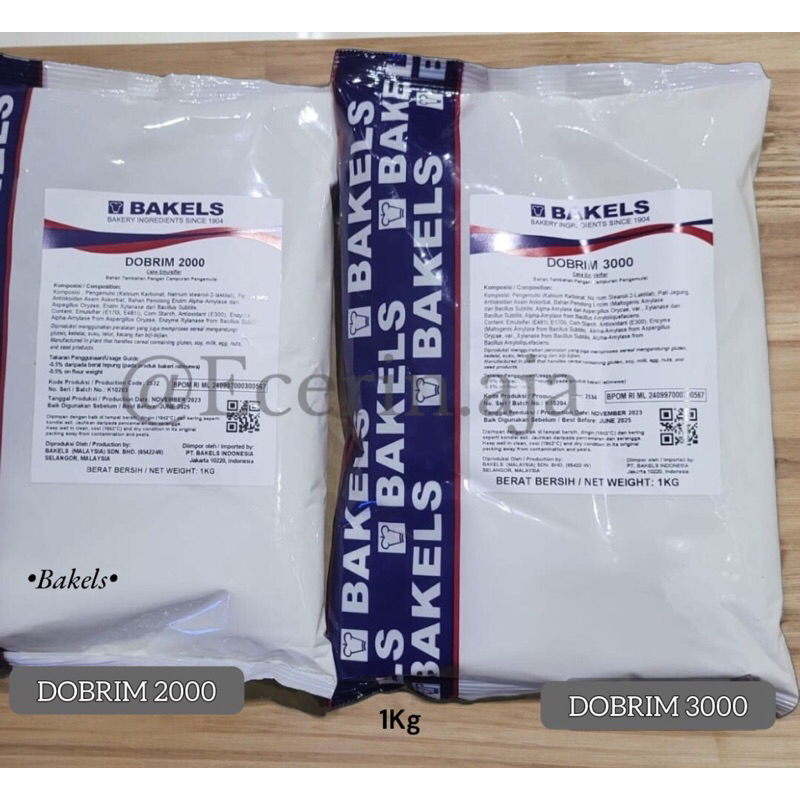 

Bakels Bread Improver Dobrim 2000 & 3000 1Kg Termurah