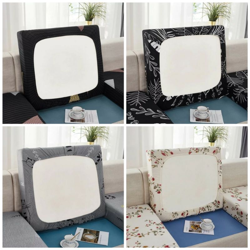 Jual Cover Sofa Sarung Elastic ukuran dan motif / Sarung sofa / Cover sofabed / Cover sofa sudut / A