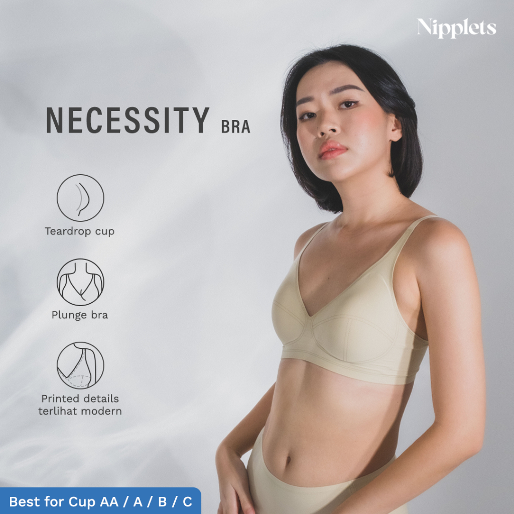 Necessity Bra - V cut Plunge Bra