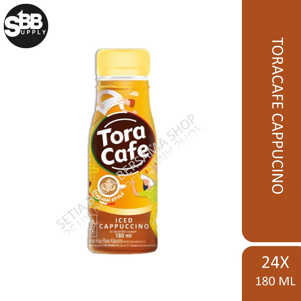 

TORACAFE CAPPUCINO 180 ML ISI 24 BOTOL (1 KARTON/1 DUS)