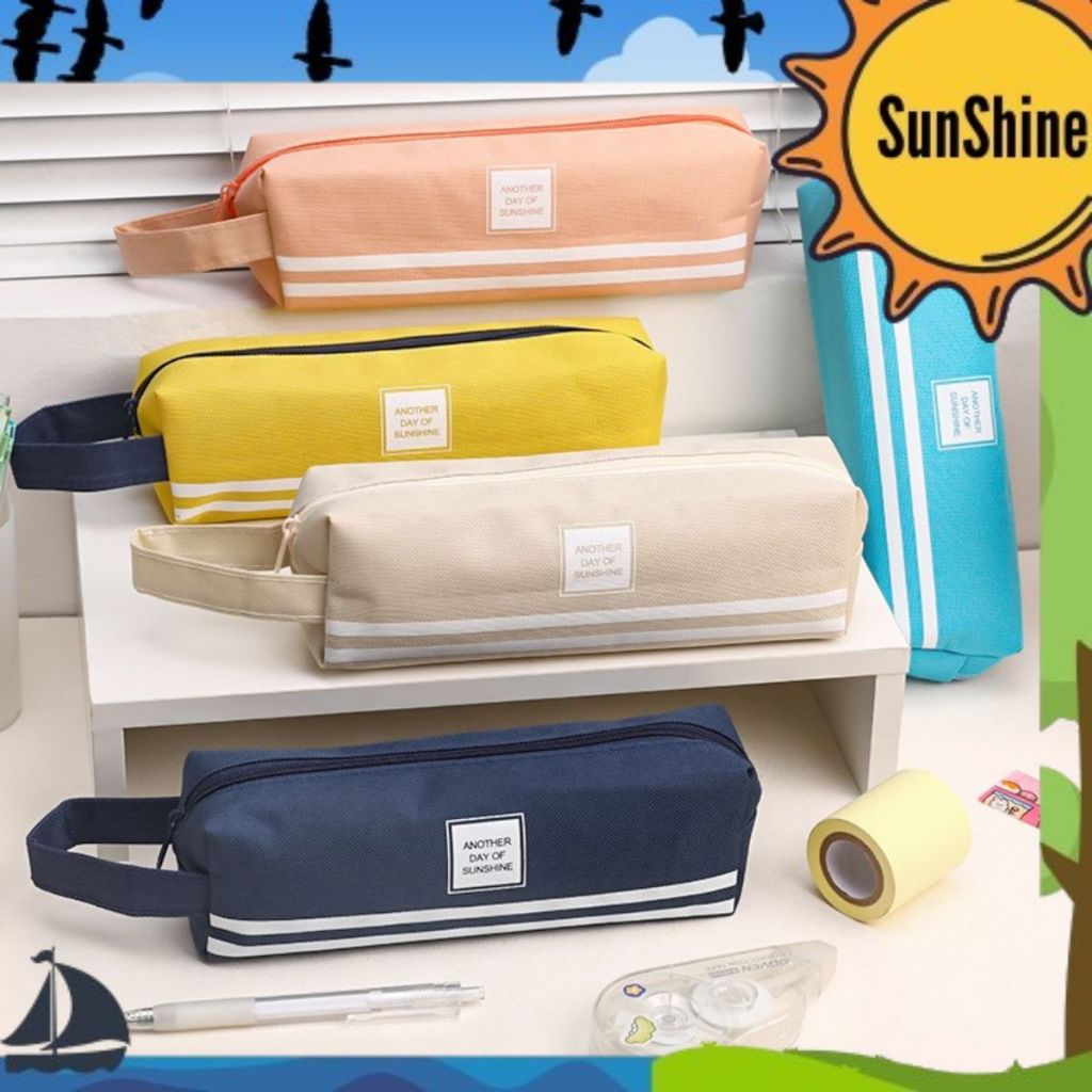 

✨Sunshine Fancy✨ Kotak Pensil Kain / Pencil Case Portable Oxford SK0098