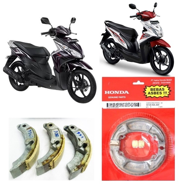 Kampas ganda otomatis beat Karbu beat fi 2012 - 2014 Vario Karbu Scoopy Karbu BONUS Kampas rem belak