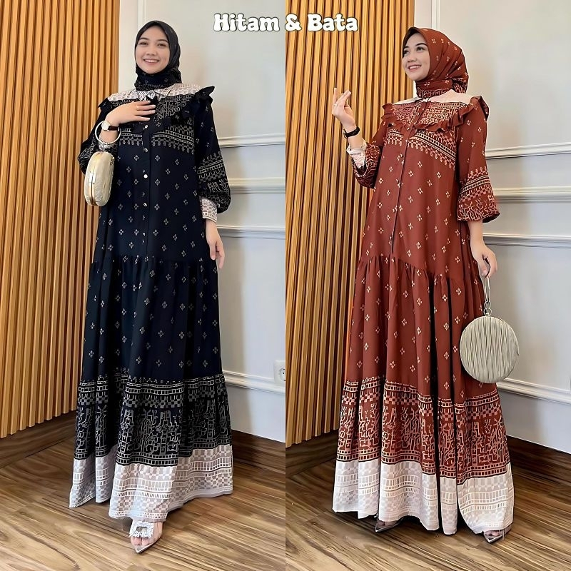 NEW RAISA SET HIJAB SERIES GAMIS SET HIJAB TERLARIS GAMIS SYAR'I MUSLIMAH KEKINIAN DRESS BUSUI VIRAL