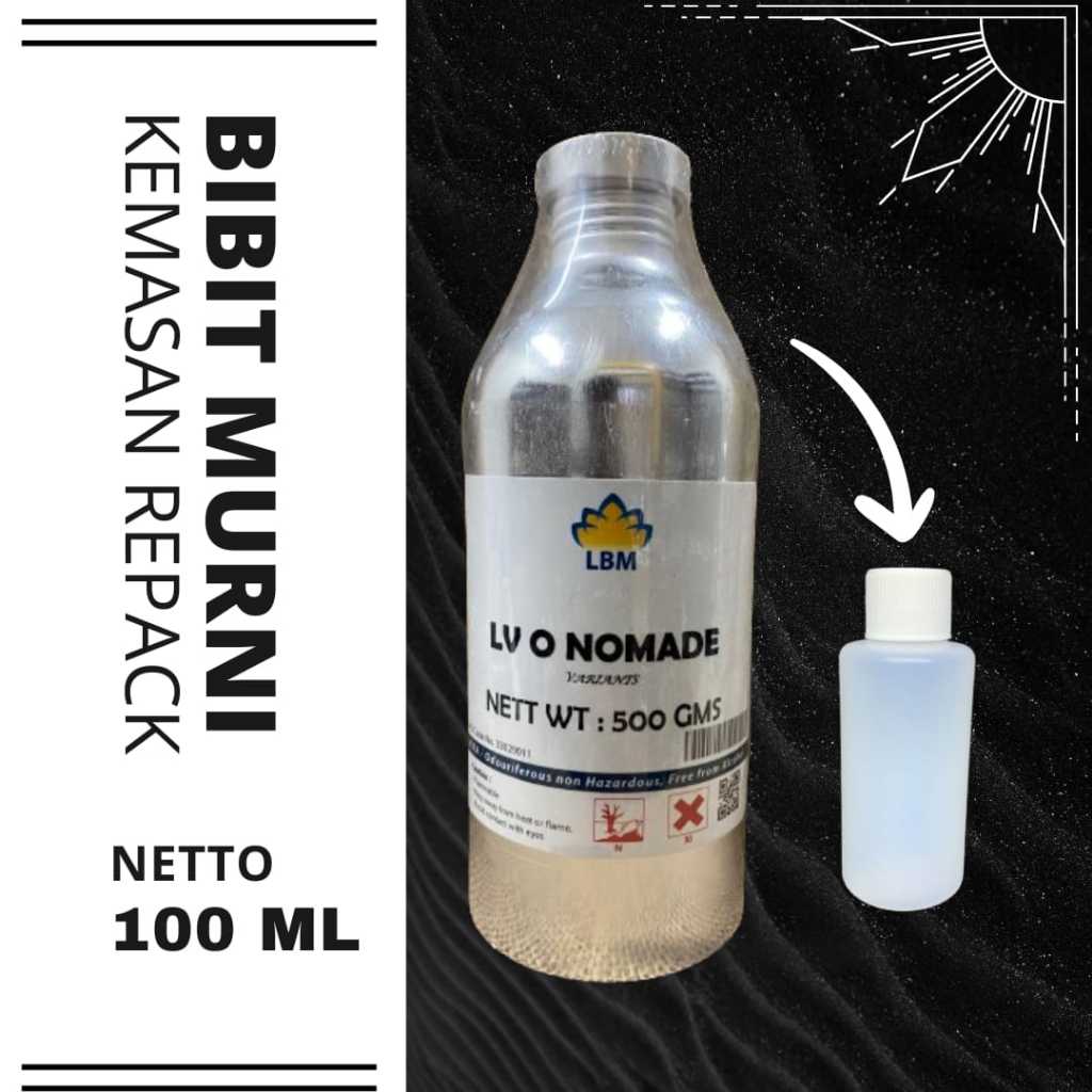 Louis Vuitton Ombre Nomade Repack 100 ML Murni By LBM Fragrance - PArfum Pria Terbaru - Parfum Refil