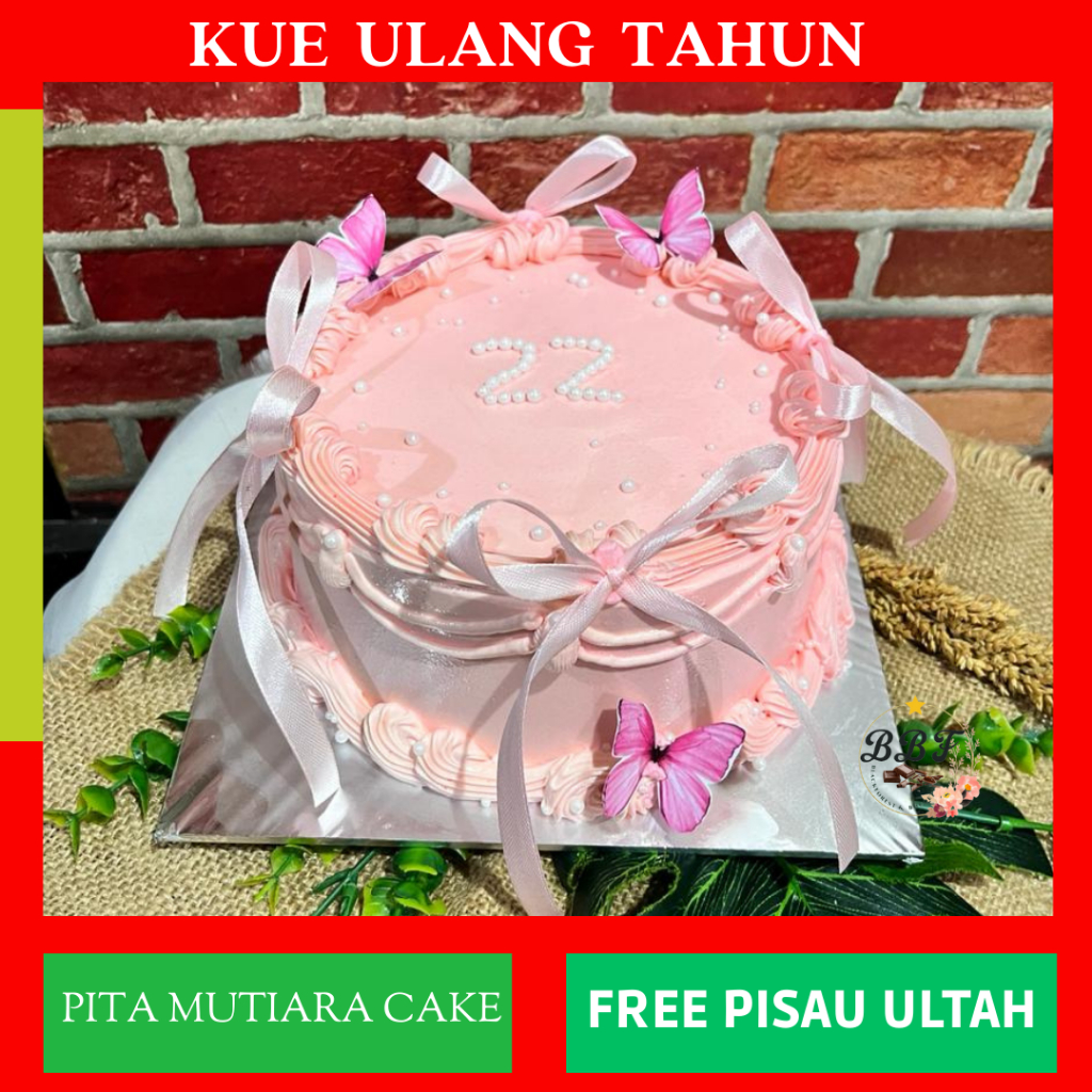 Crown cake / mutiara /Mahkota Cake /Korean Cake / Kue Ulang Tahun / Cake Ulang Tahun / Birthday Cake