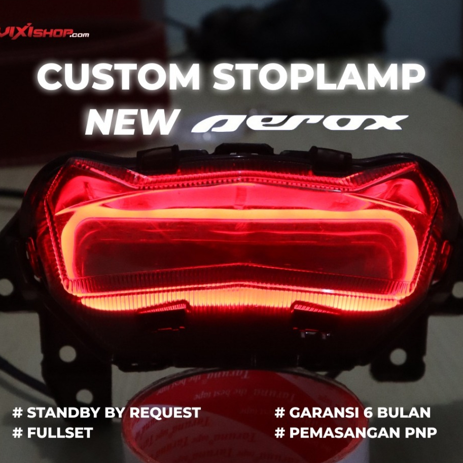 Lampu stop NEW AEROX custom modif stoplamp aerox