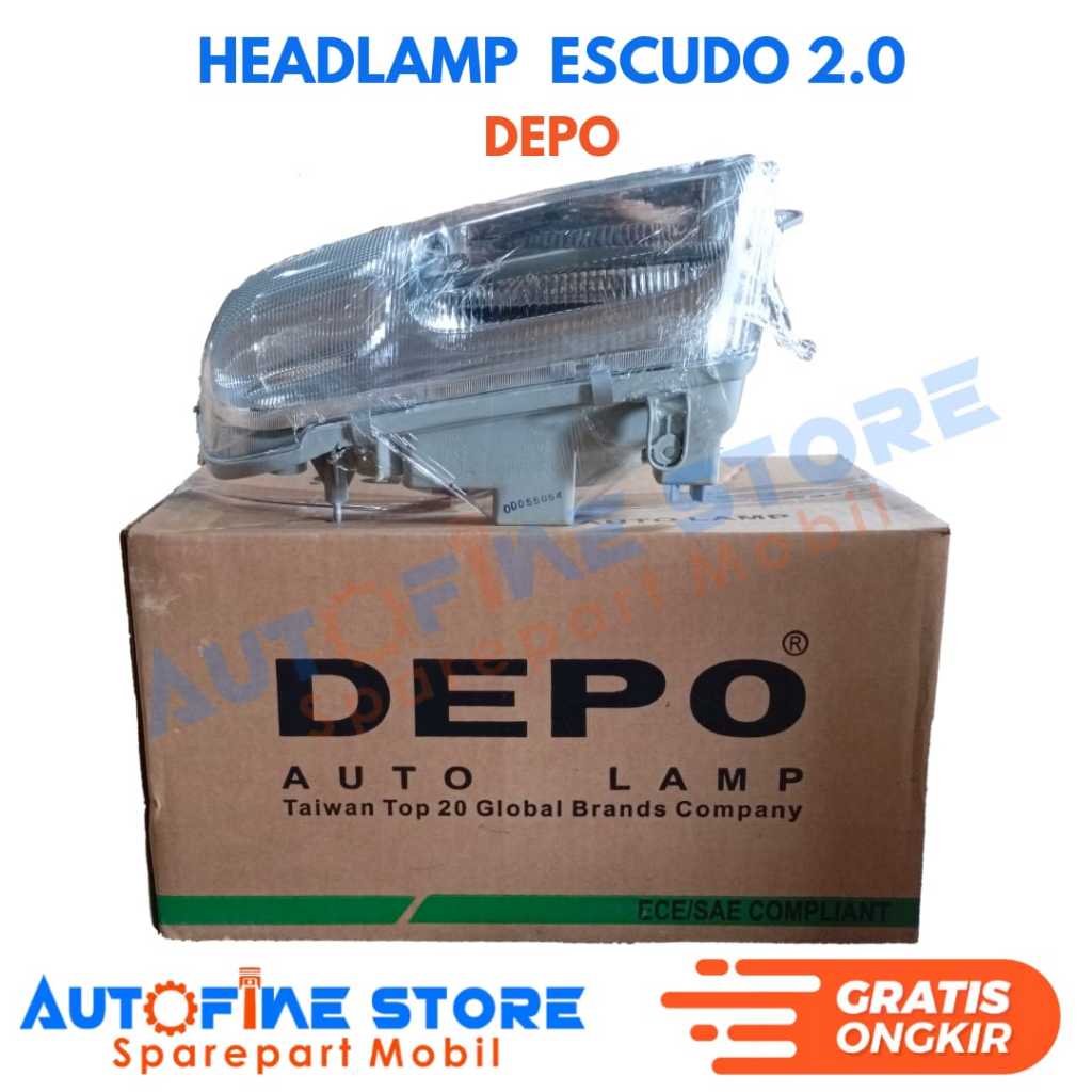 Headlamp Lampu Depan RH LH Kanan Kiri Escudo 2.0 DEPO