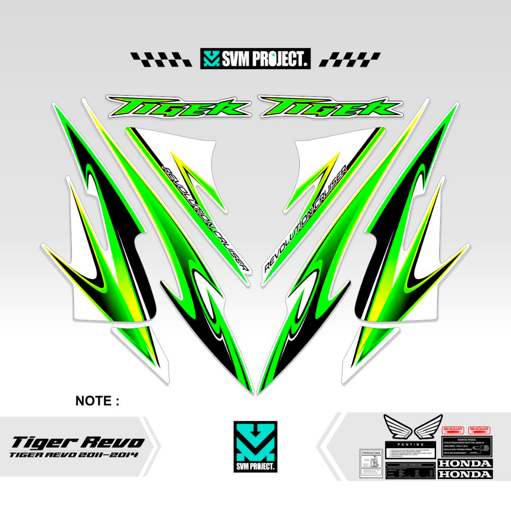 STRIPPING TIGER 2000 REVO / STIKER TIGER REVO / STIKER TIGER REVO DESAIN KEKINIAN / TIGER 2000 / TIG