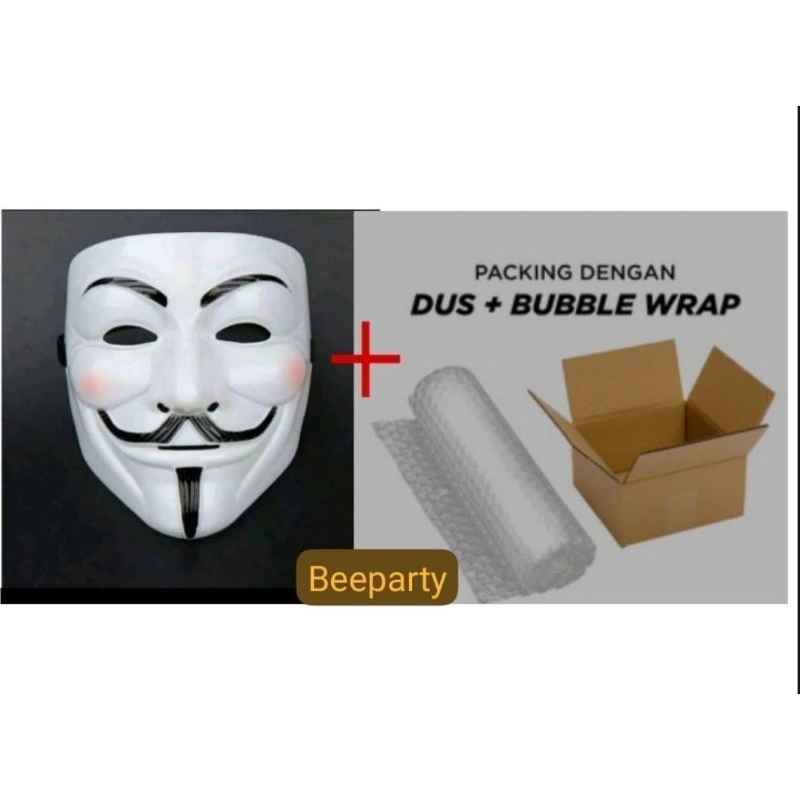 Topeng Vendetta Topeng Halloween Hacker Anonymous