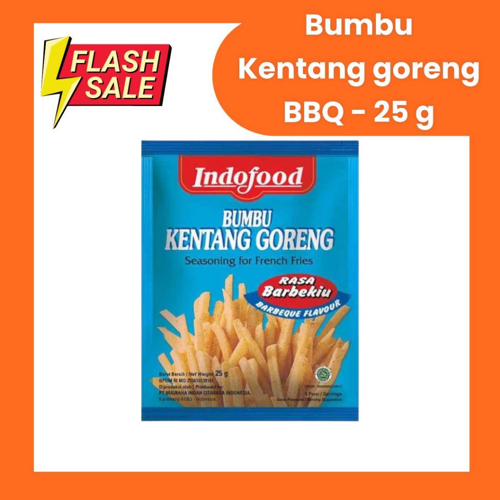 

TERMURAH BUMBU KENTANG INDOFOOD KEMASAN 25GR RASA BBQ