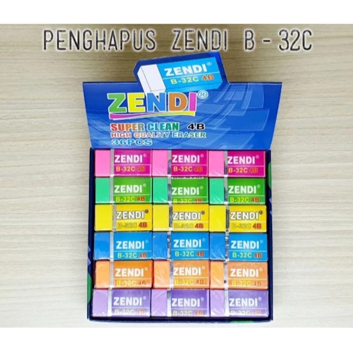

penghapus Zendi isi 36 pcs