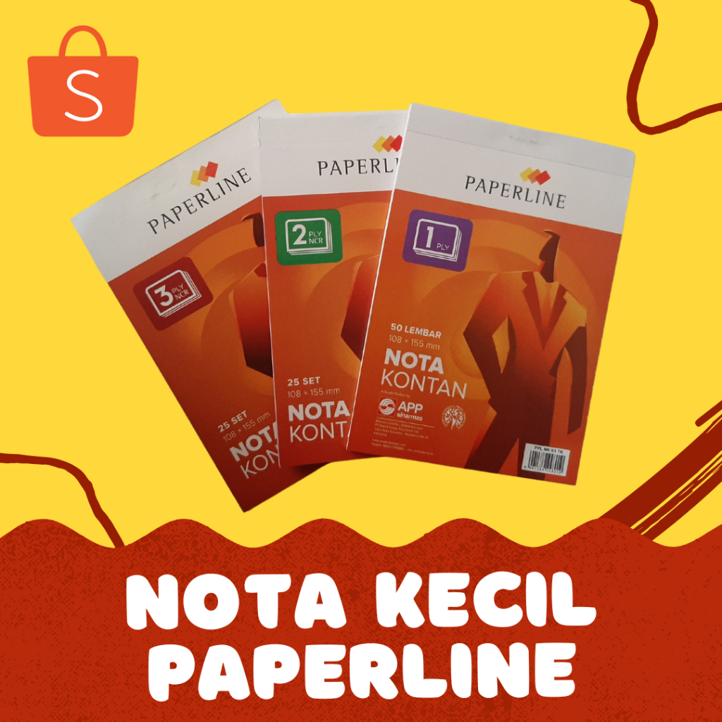 

Buku Nota Kontan 1, 2 & 3 Ply Paperline