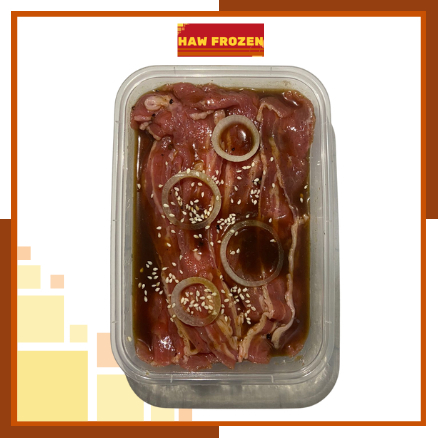 DAGING SLICE MARINASI GRADE A 500 GRAM