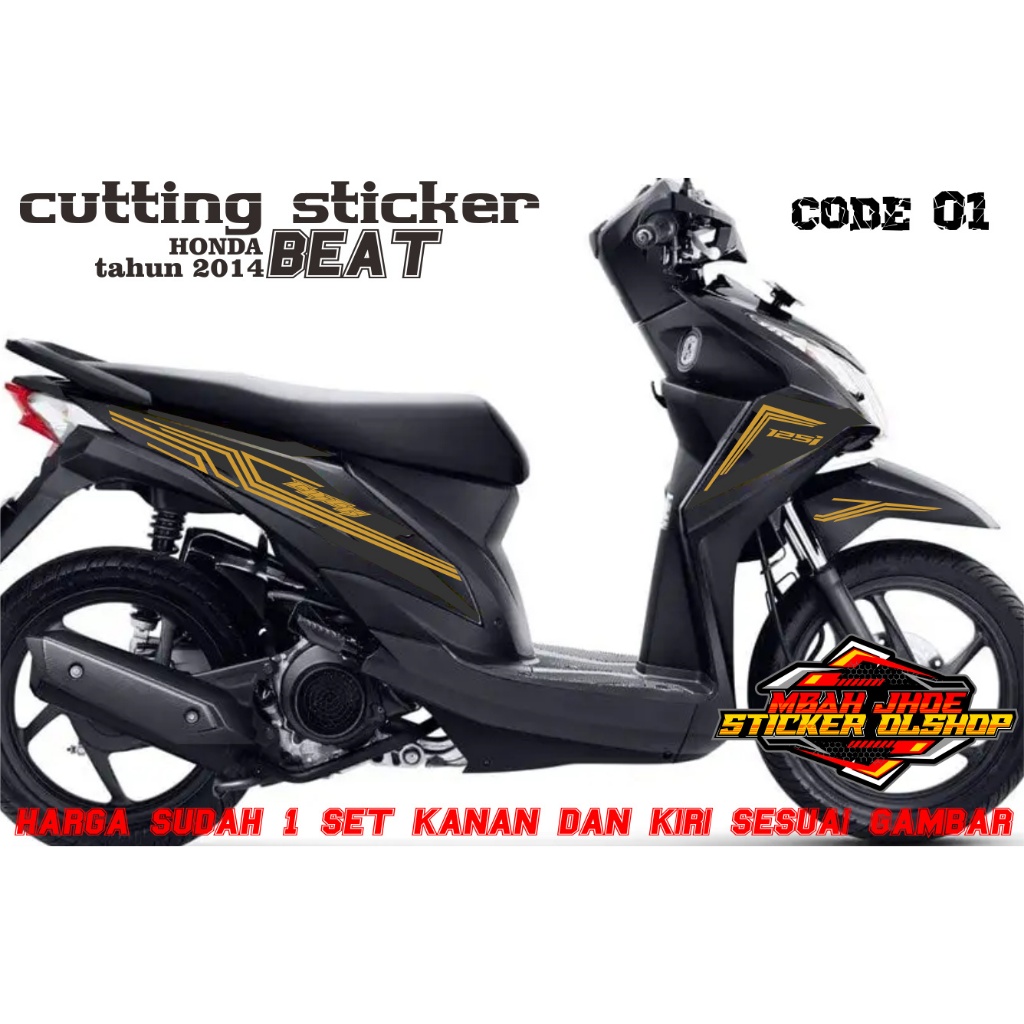 CUTTING STICKER BEAT FI 2014