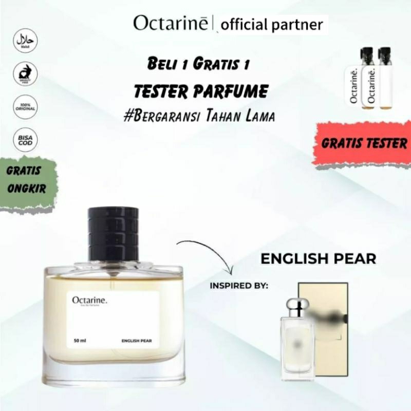 Octarine - Parfum Tahan Lama Aroma ENGLISH PEAR | perfume parfum