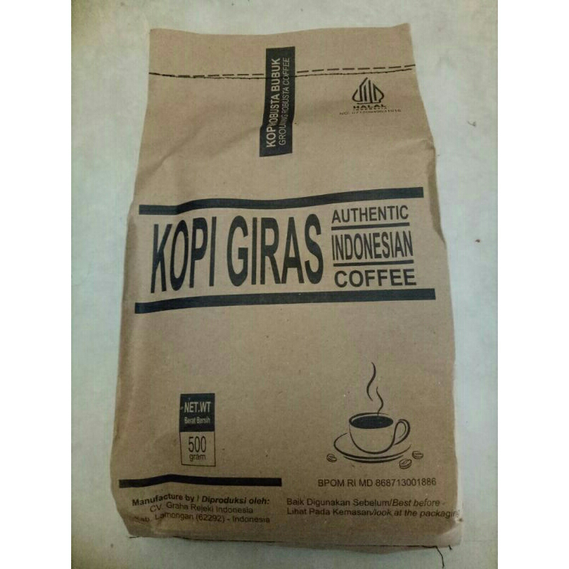 

Kopi Giras Robusta Bubuk Grounding Robusta Coffee