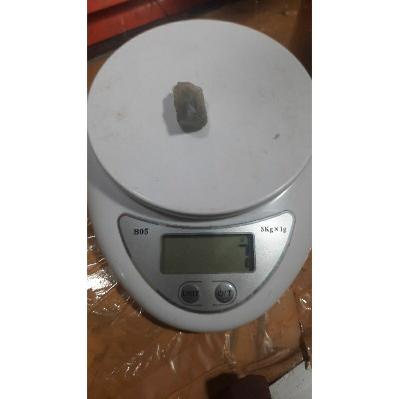 cincin batu kecubung biru asli kalimantan