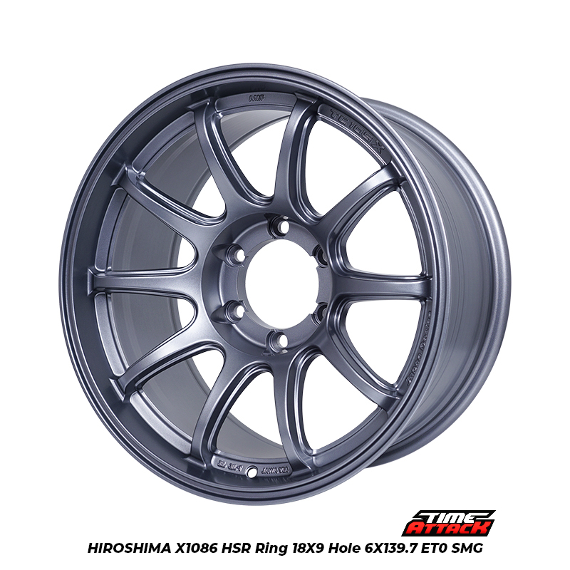 Velg Mobil Pajero R18 HSR WHEEL Tipe Hiroshima Ring 18 - TIME ATTACK BOGOR