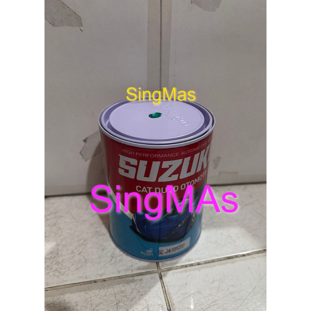 Cat SUZUKA SC84 SUZUKI GREEN (CANDYTONE) 1KG HIJAU Duco Mobil Mebel Furnitur Besi