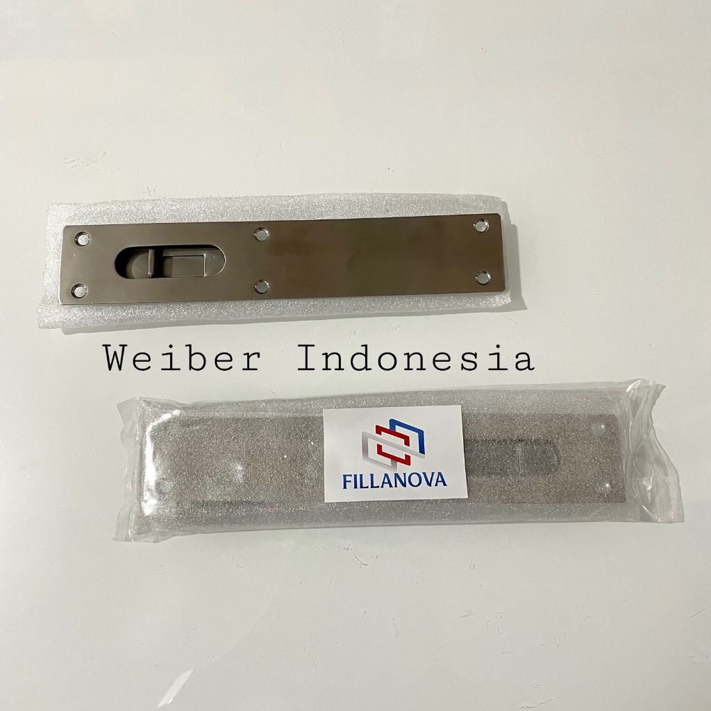 Flush Bolt/Grendel Slot Tanam Pintu Lipat 8"