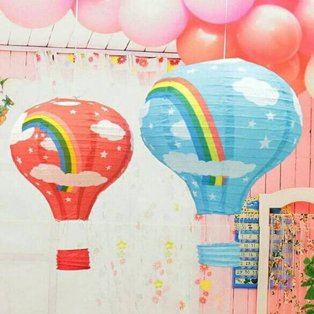 LAMPION BALON UDARA (Lentera Lampu LED Lantern Dekorasi Ruangan Perlengkapan Pesta Party Decor Stuff