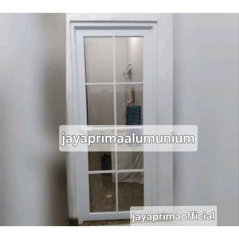kusen 4" +pintu Alumunium list ornamen uk 80x200