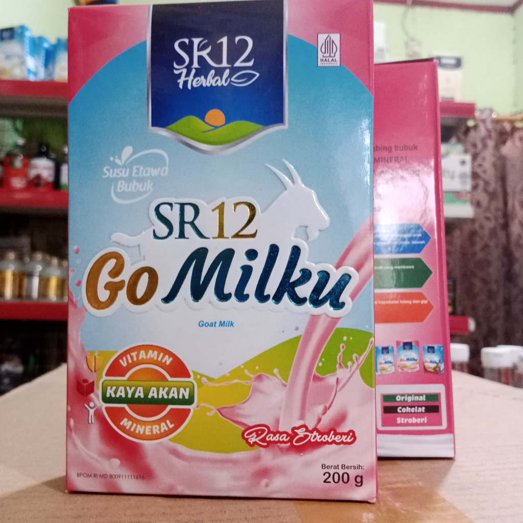 

SR12 GOMILKU STROBERI / SUSU KAMBING RASA STRAWBERRY / SUSU KAMBING ETAWA KUALITAS PREMIUM / IMUN BOOSTER