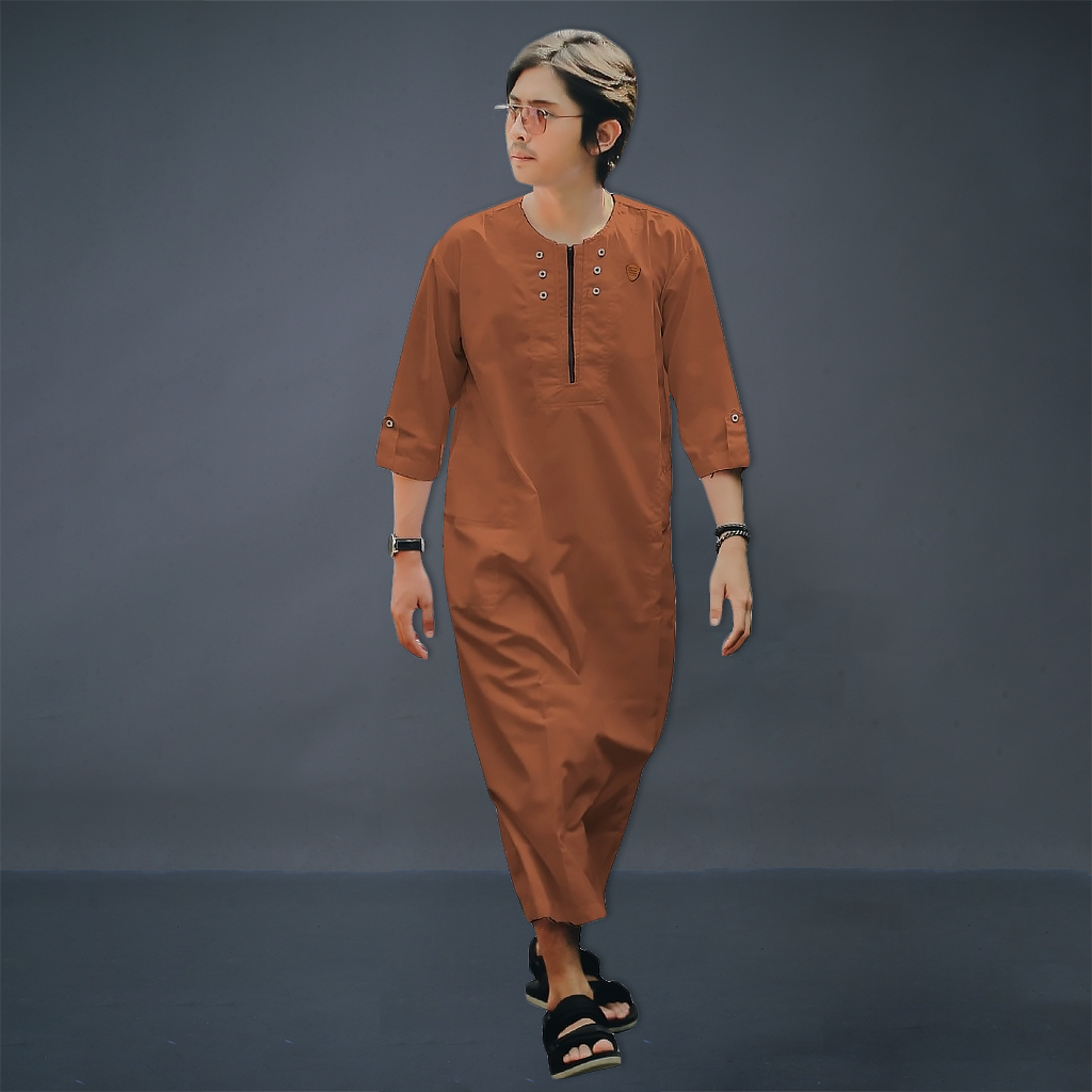Pengiriman Cepat Kawan Muslim - Jubah Pria Dewasa/Gamis Pria Dewasa/Jubah Gamis Pria Kawan Muslim