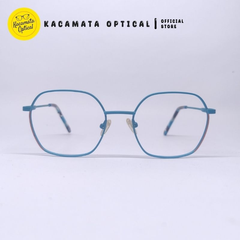 KACAMATA OPTICAL - Frame KMO2809 Kotak  Besi Plastik